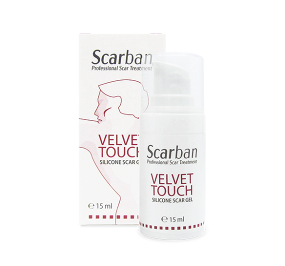 Scarban velvet touch silikonski gel za nego brazgotin, 15 g